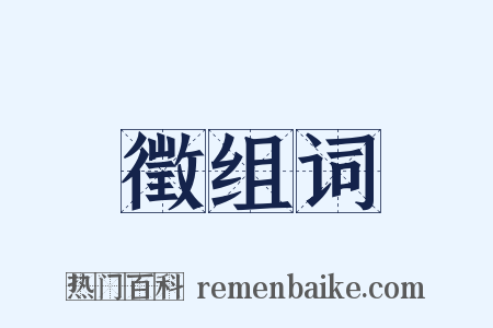 徵组词是什么意思的图片